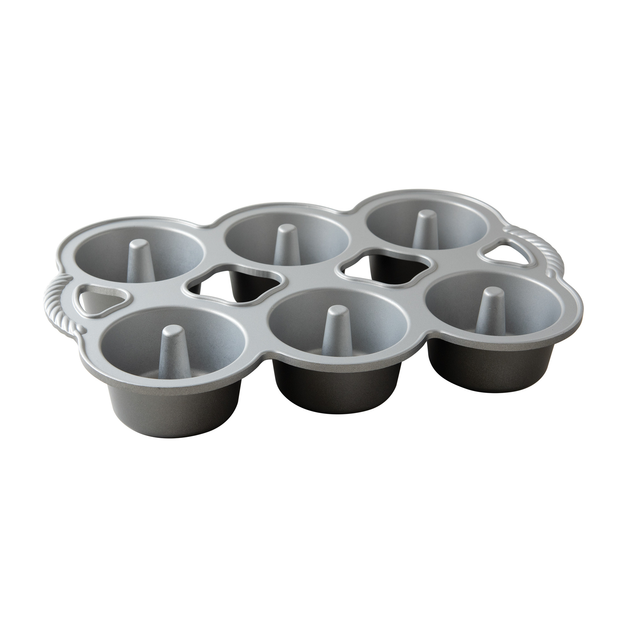 Moule à gâteau 6 mini savarins Graphite