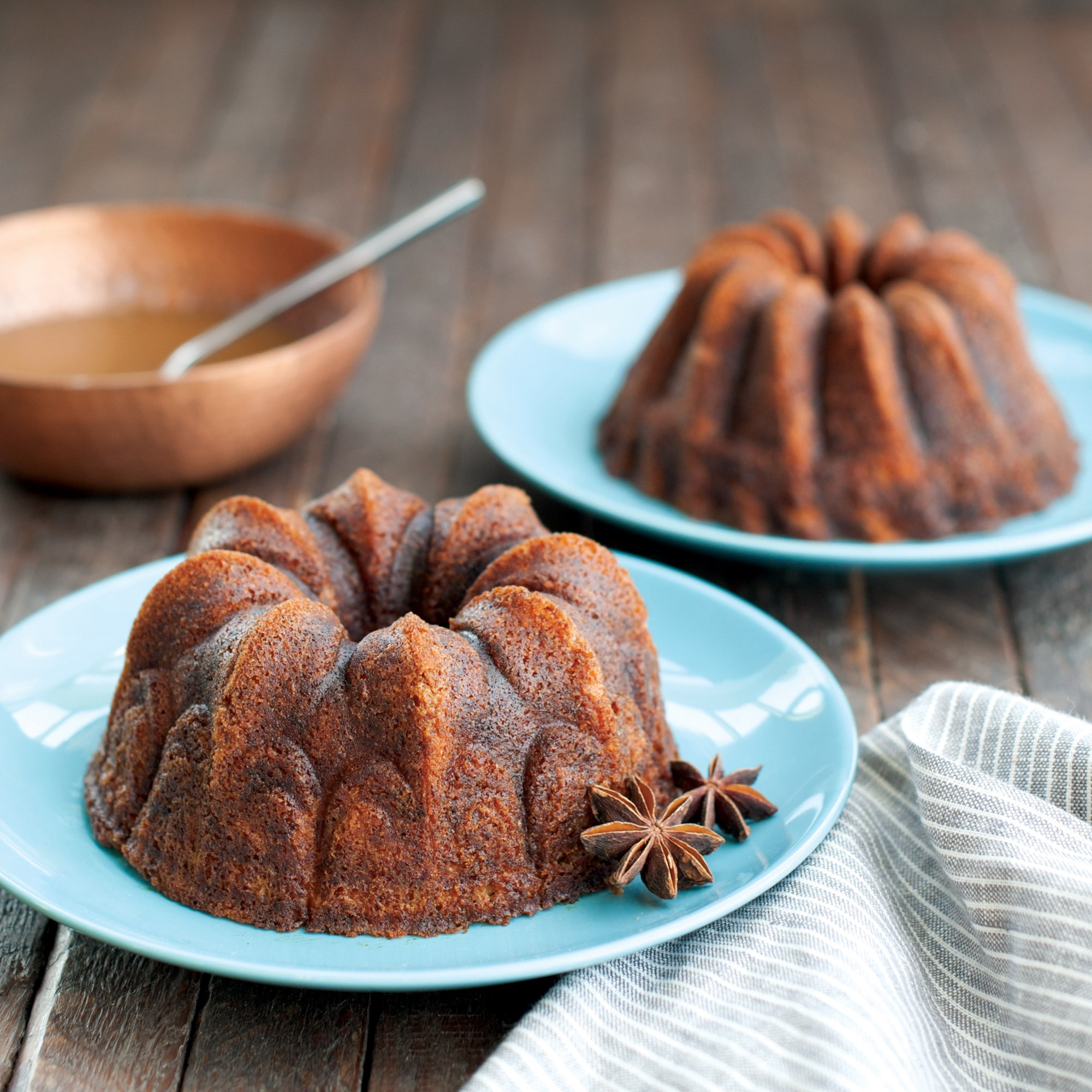 Moule à gâteau duo mini Bundt® Graphite